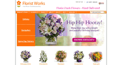 Desktop Screenshot of floristworks.com.au