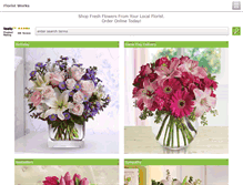 Tablet Screenshot of floristworks.com.au